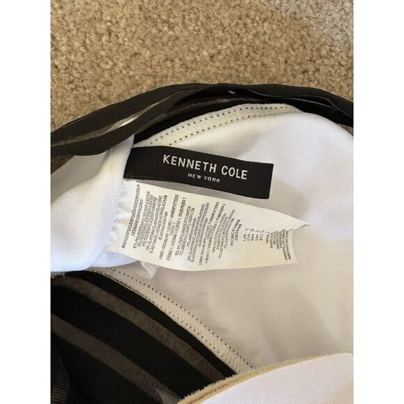 Kenneth Cole One Piece Swimsuit Black And White Size Large - Picture 3 of 3